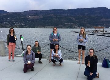 ABC Lab Team at Okanagan lake